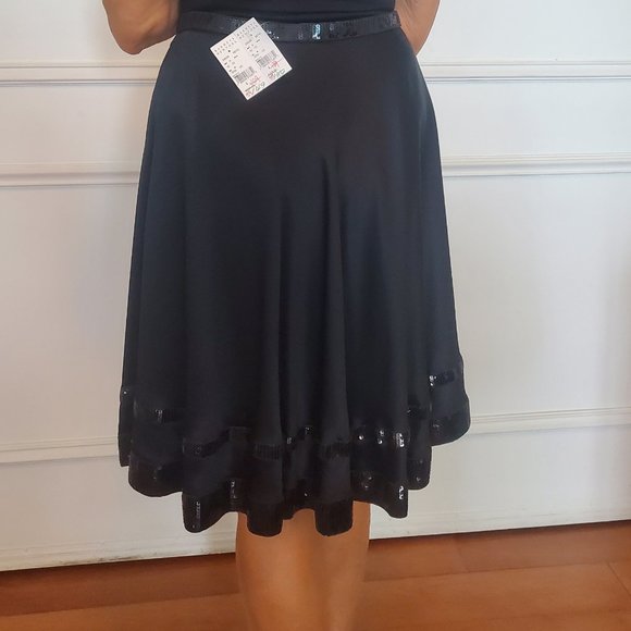 Silk/Sequin Luxery Evening Skirt, 6 - Picture 6 of 8